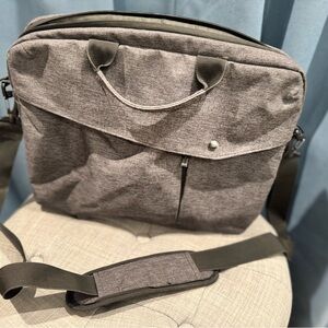 Gray Men's Messenger Bag